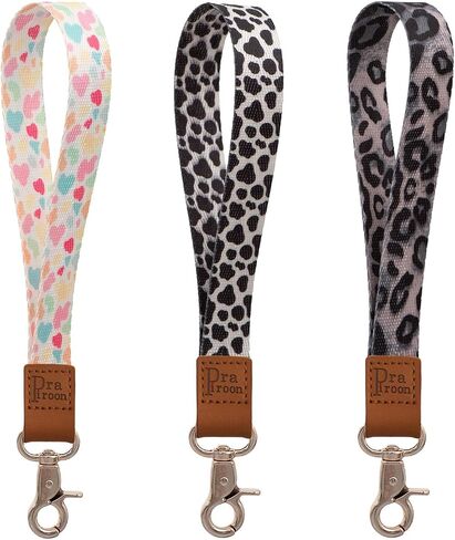 Wrist Lanyard Key Chain Lanyard for Women Men Hand Lanyard Wristlet Stap Car Key ID Badge Wallet Key Holder in Saudi Arabia