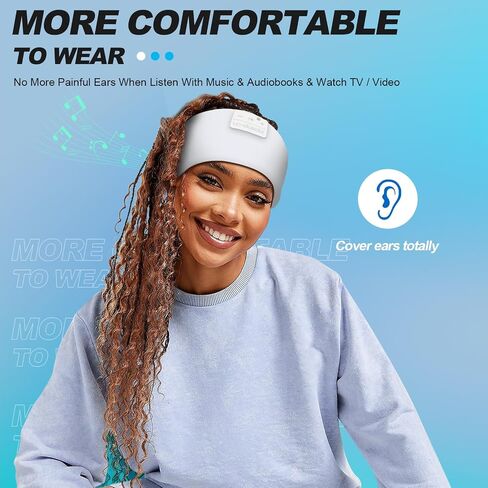 LC-dolida Sleep Headphones Headband Bluetooth 5.4, Sports Headband Earphones Wireless with Speaker Microphone USB C for Women Sleeping Gift Workout Jogging Yoga Insomnia Travel Meditation, Butterfly in Kuwait