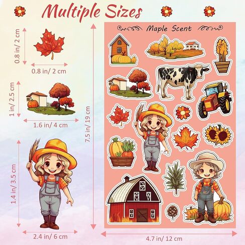 HORIECHALY Scratch & Sniff Stickers - 780+ Summer & Spring Scented Stickers for Kids & Reward in Saudi Arabia