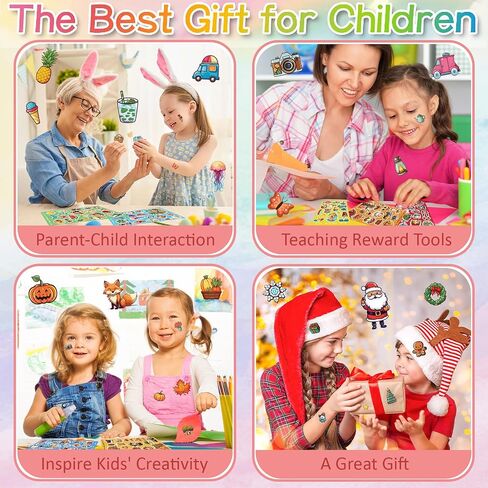 HORIECHALY Scratch & Sniff Stickers - 780+ Summer & Spring Scented Stickers for Kids & Reward in Saudi Arabia