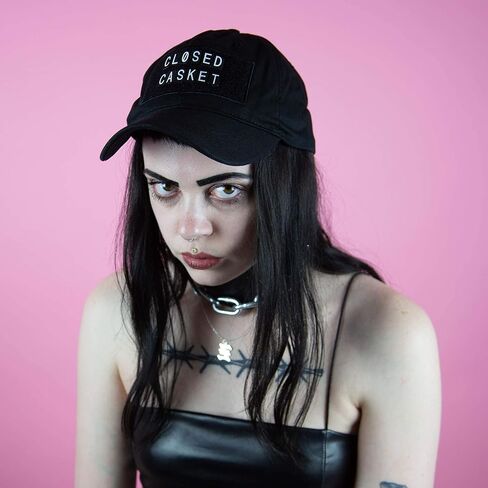 The Caption Cap - Customizable Dad Hat with Letter Set Black in Saudi Arabia