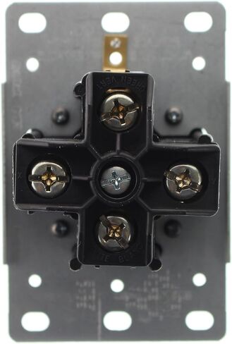 Leviton 278-S00، وعاء تجفيف بأربعة أسلاك، 30 أمبير، 250 فولت، أسود in Saudi Arabia