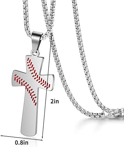 4 قطع هدايا البيسبول تشمل الفولاذ المقاوم للصدأ بهلوان البيسبول سلسلة المفاتيح قلادة البيسبول عرض حالة الهدايا لمن يحبون هدية عيد ميلاد البيسبول in Kuwait