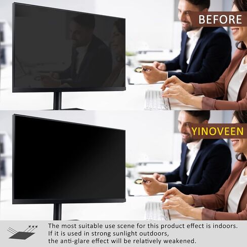 27 Inch Anti Blue Light Screen Protector for Universal Diagonal 27" with Aspect Ratio 16:9 Standard/Curved Monitor &Touchscreen, Protection Eyes Filter(23.5" x 13.3" /W x H) in Saudi Arabia