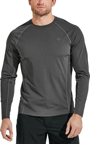 Coolibar UPF 50+ Men's Hightide Long Sleeve Swim Shirt - Sun Protective in Saudi Arabia