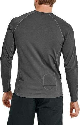 Coolibar UPF 50+ Men's Hightide Long Sleeve Swim Shirt - Sun Protective in Saudi Arabia