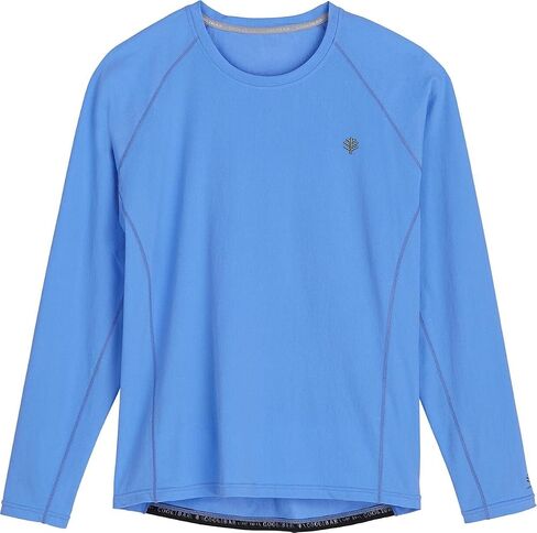 Coolibar UPF 50+ Men's Hightide Long Sleeve Swim Shirt - Sun Protective in Saudi Arabia