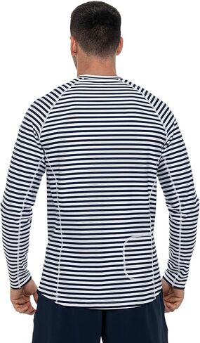 Coolibar UPF 50+ Men's Hightide Long Sleeve Swim Shirt - Sun Protective in Kuwait