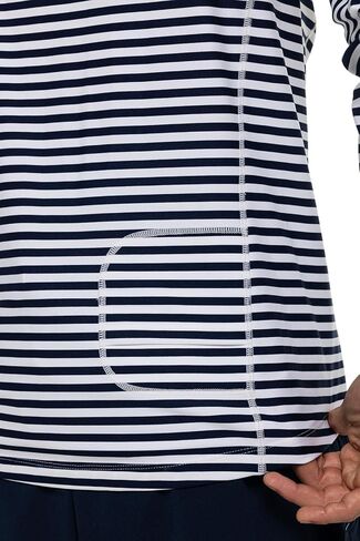 Coolibar UPF 50+ Men's Hightide Long Sleeve Swim Shirt - Sun Protective in Kuwait