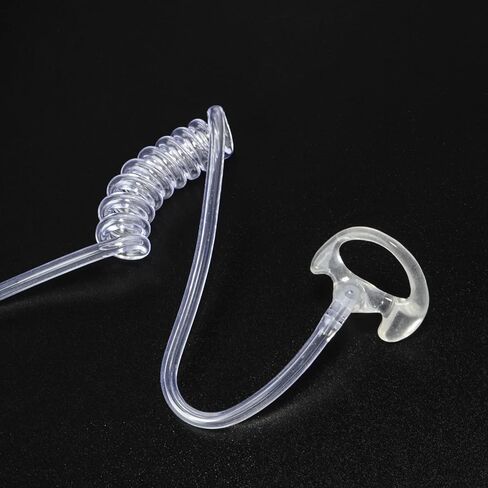HYS Soft Flexible Open Ear Insert Ear Buds Small Earmold for Walkie Talkie Air Acoustic Earpiece Headset, 3pair Clear Left and Right Earmold in Saudi Arabia