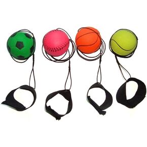 Return Rubber Sport Ball on Nylon String with Wrist Band for Exercise or Play