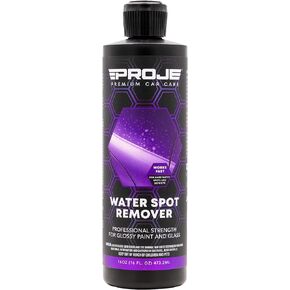 PROJE' Water Spot Remover - Neutralizes & Breaks Down Hard Water Spots - For Glass, Paint, Metal, Shower Doors, Car Detailing, & More - Can Be Used on Ceramic Coated Vehicles - 16 Fl Oz