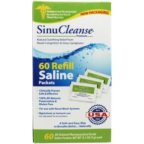 Sinucleanse Systems Nasal Saline Refill Packets