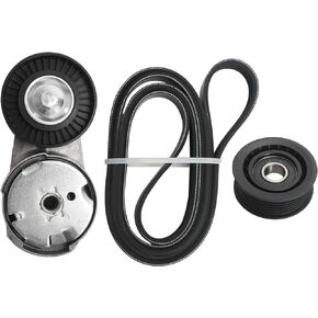Drive Belt Tensioner and Idler Pulley Serpentine Belt Kit, for Dodge Avenger/Grand Caravan/Journey, for Chrysler 200/Town&Country, V6 3.6L, Serpentine Belt Drive Component Kit# 39282, 38082, 6PK1960