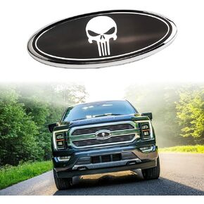 9inch Original Replacement Nameplate Emblem,Front Grille Tailgate Rear Oval 9"X3.5" Badge(Original Blue)