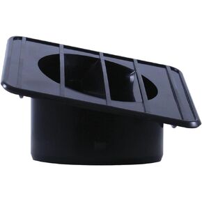 United Pacific C677215 Black Defrost Duct For 1967-72 Chevy and GMC Truck - L/H