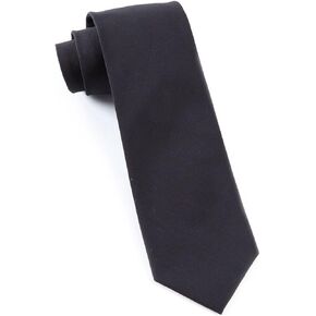 ربطة عنق نحيفة مصنوعة من القطن بنسبة 100% بلون أسود مقاس 2 1/2 بوصة in Kuwait