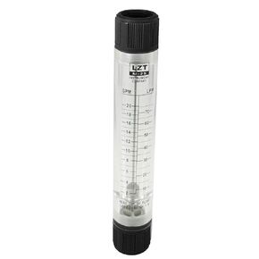 uxcell 2-20GPM Water Tube Design Liquid Flowmeter Measure 1"PT Dia Input