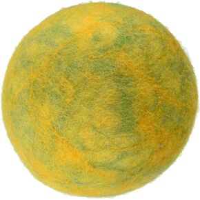 One Pet Planet 86012 3.5-Inch Wooly Fun Ball Dog Toy