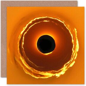 Wee Blue Coo CARD GREETING LITTLE WORLD SOLAR ECLIPSE GOLD GIFT