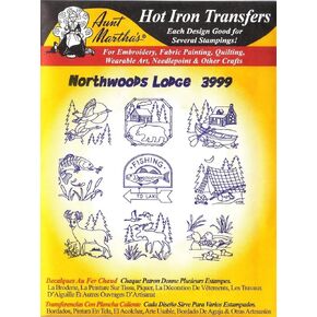 Northwoods Lodge نقل التطريز الحديدي الساخن للعمة مارثا