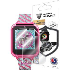 IPG for L.O.L. Surprise! Touch-Screen Smartwatch Screen Protector (2 Units) Invisible Ultra HD Clear Film Anti Scratch Guard-Smooth/Self-Healing/Bubble -Free