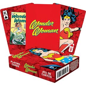 AQUARIUS DC Comics Wonder Woman Playing Cards - Wonder Woman Themed Deck of Cards for Your Favorite Card Games - Officially Licensed DC Comics Merchandise & Collectibles