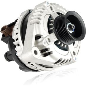 11390 Car Alternator 12V 130 Amp, 7-Groove Pulley Fit for 2009-2014 Acura TSX L4 2.4L, 2008-2012 for Honda Accord L4 2.4L Automotive Replacement Alternators 1042105890 31100-R40-A01 CSF89