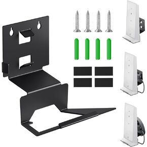 Router Wall Mount for Starlink, AstroniSync Stylish Pole Mount for Starlink, Stable Mount Alloys and Rustproof Coating, Eliminates Tangled Cables for Starlink Internet Kit Satellite