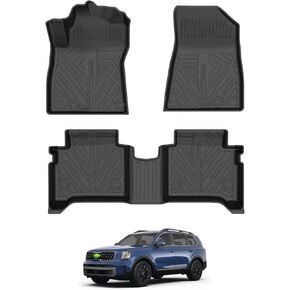 سجادات أرضية لسيارة Kia NIRO & NIRO Hybrid & NIRO HEV (ليست لـ PHEV أو EV) بطانات أرضية مطاطية TPE لجميع الأحوال الجوية ومضادة للانزلاق لملحقات NIRO in Kuwait