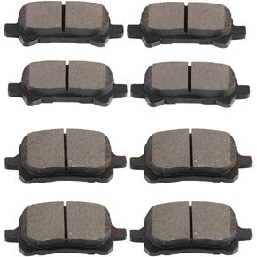 SCITOO Ceramic Front Rear Disc Brake Pad Set fit for 2000-2004 for Toyota Avalon, 2000-2001 for Toyota Camry, 2000-2003 for Toyota Solara
