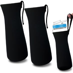 2Pcs Sleeve for Cirkul Water Bottle, Neoprene Hand Strap Design Compatible with Cirkul Sleeve 22oz Plastic & Stainless Steel Bottles, Water Bottle Sleeve for Cirkul Water Bottle Accessories