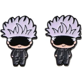 Satoru Gojo Jujutsu Kaisen Anime Manga Stud Earrings Ear Rings Cute Kawaii Cosplay