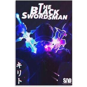 SIPMAN Solo Leveling Anime Canvas Print Home Decorations Posters for Room Aesthetic Wall Art Poster Unframe 12x18inch(30x45cm)