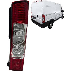استبدال مجموعة ضوء الذيل لـ Ram 2014-2022 ProMaster 1500 2500 3500، متوافق مع DOT/SAE، مصباح خلفي هالوجين، الجانب الأيسر/السائق، 04725947AB، CH2800205