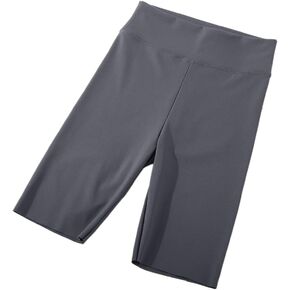 Girls Athletic Bike Shorts Kids Knee-Length Spandex Short for Workout Dance Yoga Running Volleyball