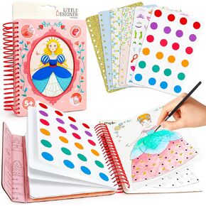 ROOCHKD Arts & Crafts Makeup Toy, Watercolor Painting Coloring Book Class Travel Activity Art Party Favors Birthday Thank You Exchange Valentine's Gifts for Kids 3+