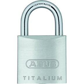 ABUS 64TI/25 Titalium™ Aluminum Alloy Padlock Keyed Different - Nano Protect Steel Shackle