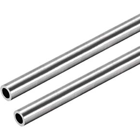 4Pcs 304 Stainless Steel Tube 2mm ID 4mm OD 1mm Wall Thickness Metal Capillary Tubes Seamless Straight Stainless Pipe Tubing Length 250mm