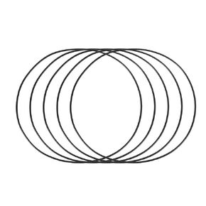 uxcell Nitrile Rubber O-Rings, 145mm OD 141mm ID 2mm Width, Metric Sealing Gasket, Pack of 5