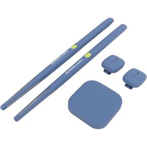 FOSA Portable Electronic Drum Set, Air Drum Kit with 3D Motion Sensing Technology, Virtual Drum Kit for Beginners Children Adults (Blue)