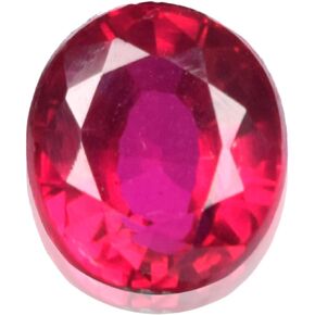 REAL-GEMS 5.00 Carat Natural Red Kunzite Stone, Oval Shape Red Kunzite, Certified Red Kunzite, Loose Red Kunzite Gem