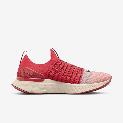 حذاء الجري Nike React Phantom Run Flyknit 2 للرجال (DV2145-600، أحمر صفيري/أبيض لؤلؤي/طين أحمر/أسود) مقاس 12 in Saudi Arabia