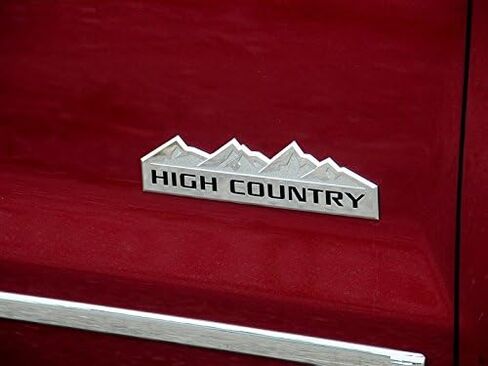 1x Genuine Chrome High Country Emblem Badges Door Tailgate 3D Nameplate for Silverado 1500 2500Hd Sierra 3500Hd OEM Glossy in Saudi Arabia