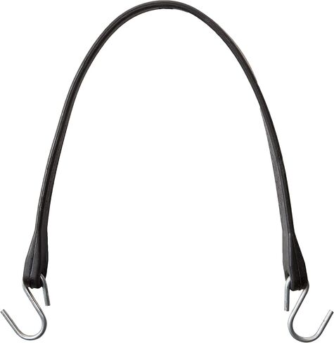 21" Inch 25 Pack Rubber Bungee Cords with Metal Hooks for Flatbed Trucks- Heavy Duty Tarp Tie Down Straps in Kuwait