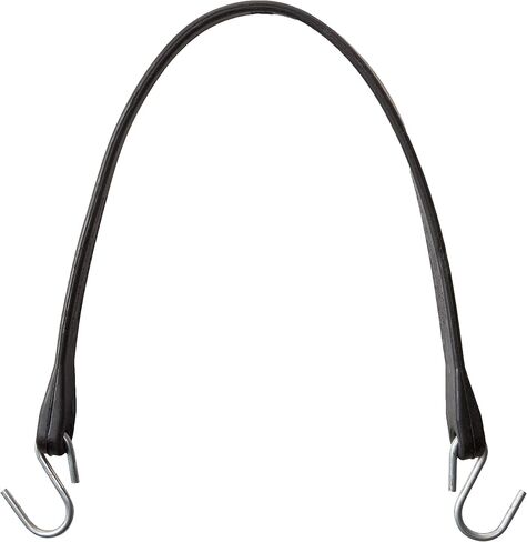21" Inch 25 Pack Rubber Bungee Cords with Metal Hooks for Flatbed Trucks- Heavy Duty Tarp Tie Down Straps in Kuwait