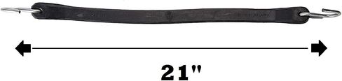 21" Inch 25 Pack Rubber Bungee Cords with Metal Hooks for Flatbed Trucks- Heavy Duty Tarp Tie Down Straps in Kuwait