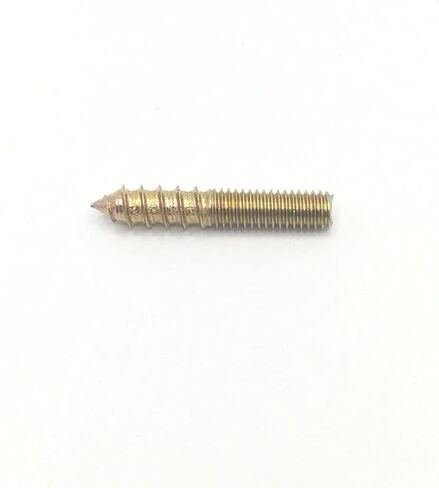 Hanger Bolt M6x60 Double Headed Bolt Self-Tapping Screw for Furniture 10Pcs, Bronze in Saudi Arabia