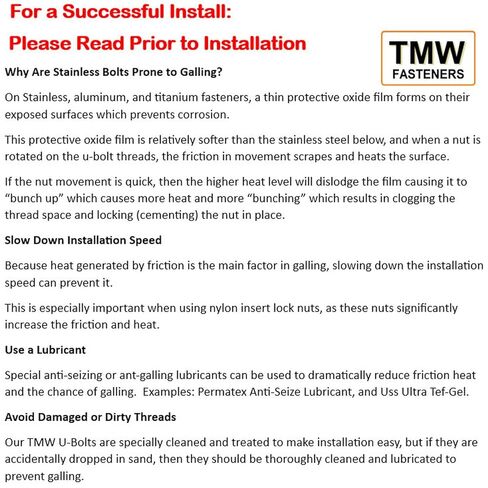 (8) 304 مسامير على شكل حرف U مربعة من الفولاذ المقاوم للصدأ بقطر 1/2 بوصة × عرض داخلي 3-1/16 بوصة × ارتفاع داخلي 4-5/16 بوصة مع صواميل قفل SS 304 وغسالات للقوارب ومقطورات المرافق المصنوعة في الولايات المتحدة الأمريكية. in Kuwait