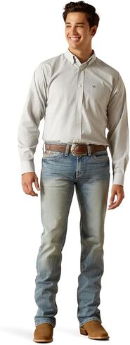 Ariat Men's Wrinkle Free Kaeden Fitted Shirt in Saudi Arabia